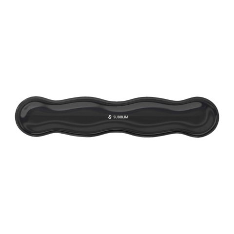 Reposamuñecas para teclado Ergo Crystal Flex Subblim negro