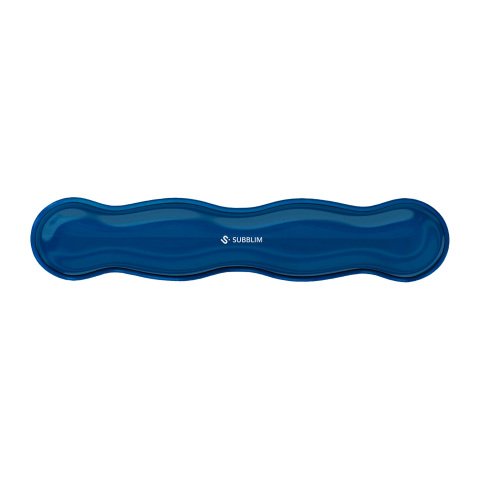 Reposamuñecas para teclado Ergo Crystal Flex Subblim azul marino