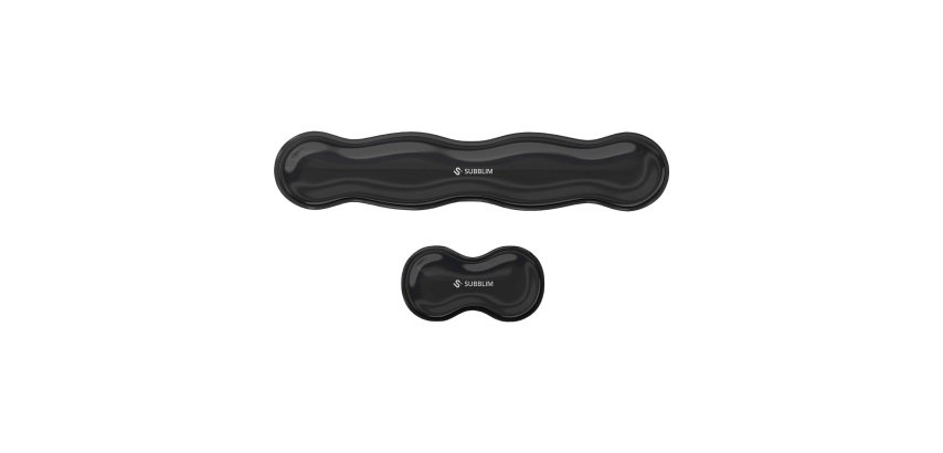 Pack reposamuñecas teclado + ratón Ergo Crystal Flex Subblim