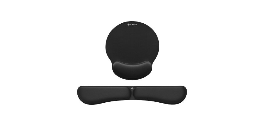 Pack alfombrilla ratón + reposamuñecas teclado Ergo Memoryflex Subblim