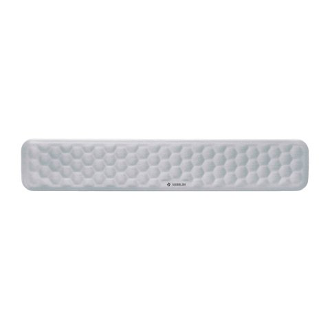 Reposamuñecas para teclado Ergo Airpadding Subblim plata