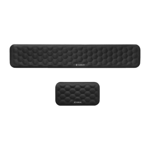Pack reposamuñecas teclado + ratón Ergo Airpadding Subblim negro