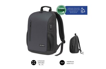 Mochila expandible 30% PET reciclado Nomad Xpand 15,6” Subblim