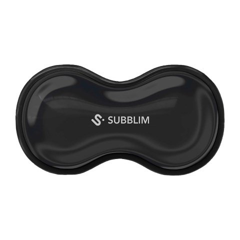 Reposamuñecas para ratón Ergo Crystal Flex Subblim negro