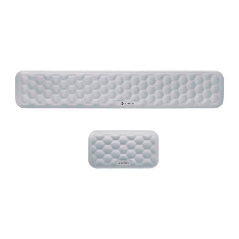 Pack reposamuñecas teclado + ratón Ergo Airpadding Subblim plata