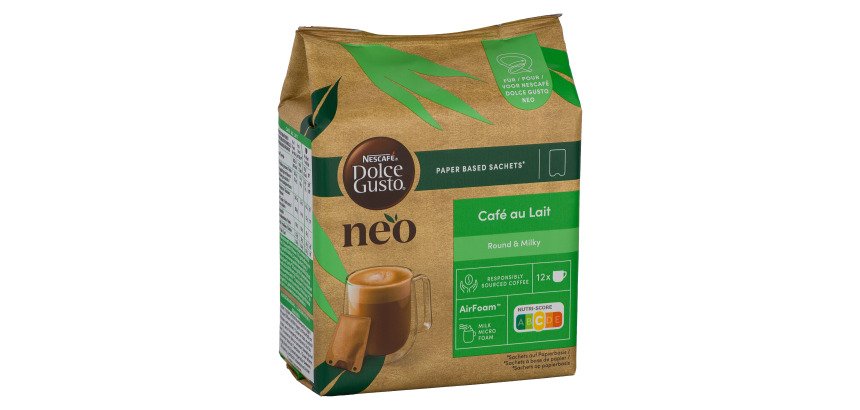 NESCAFÉ Dolce Gusto NEO sachets Café au lait - Boîte de 12 sachets