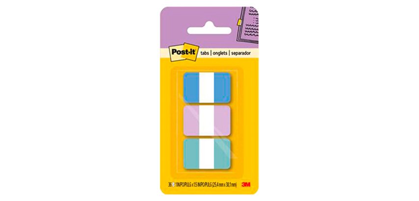 Index Marcadores Strong 686-3 COAST 25,4 x 38,1 mm Post-it®