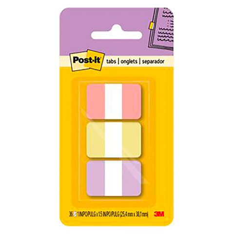 Index Marcadores Strong 686-3 SUN 25,4 x 38,1 mm Post-it®