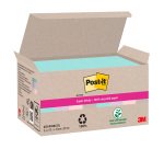 Foglieri riciclati in colori assortiti con adesivo Super Sticky in confezione da 8