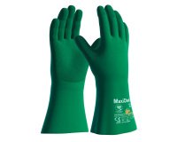 Guanti antitaglio A ATG MaxiChem® with TRItech™ 76-830 in NBR, 1 paio