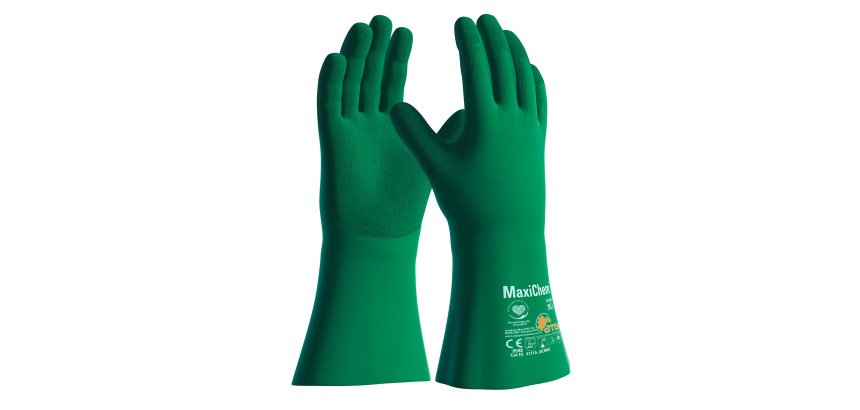 Guanti antitaglio A ATG MaxiChem® with TRItech™ 76-830 in NBR, 1 paio