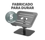 Soporte para portátil Alumia™ con peana Fellowes 96% reciclado