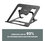 Soporte para portátil Alumia™ plegable Fellowes 93% reciclado