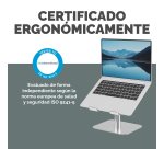 Soporte para portátil Alumia™ con peana Fellowes 96% reciclado