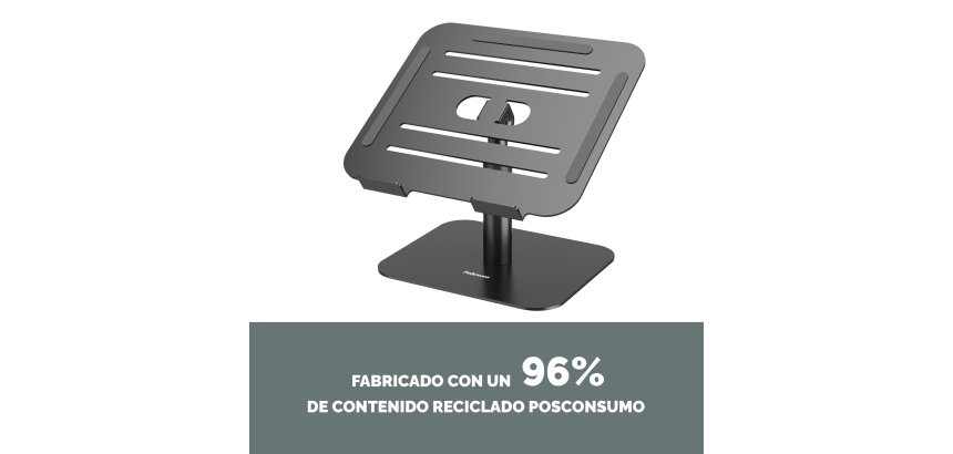 Soporte para portátil Alumia™ con peana Fellowes 96% reciclado