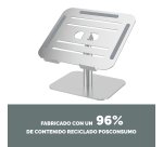 Soporte para portátil Alumia™ con peana Fellowes 96% reciclado