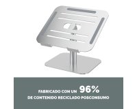 Soporte para portátil Alumia™ con peana Fellowes 96% reciclado