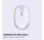 Ensemble clavier souris sans fil Mobility Lab Pure Color gris