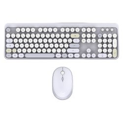 Ensemble clavier souris sans fil Mobility Lab Pure Color gris