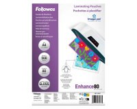 Paquete de 500 fundas de plastificar Imagelast™ Fellowes A4 brillo 80 micras