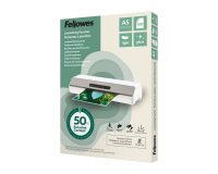 Paquete de 100 fundas de plastificar A5 brillo Fellowes 50% recicladas