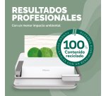 Portadas de encuadernación PET 100% reciclado Fellowes acabado cristal A4 180 micras paquete de 100
