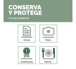 Paquete de 100 fundas de plastificar A4 brillo Fellowes 50% recicladas