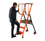 Escabeau sécurisé PIRL Gardia – Hauteur 70 cm