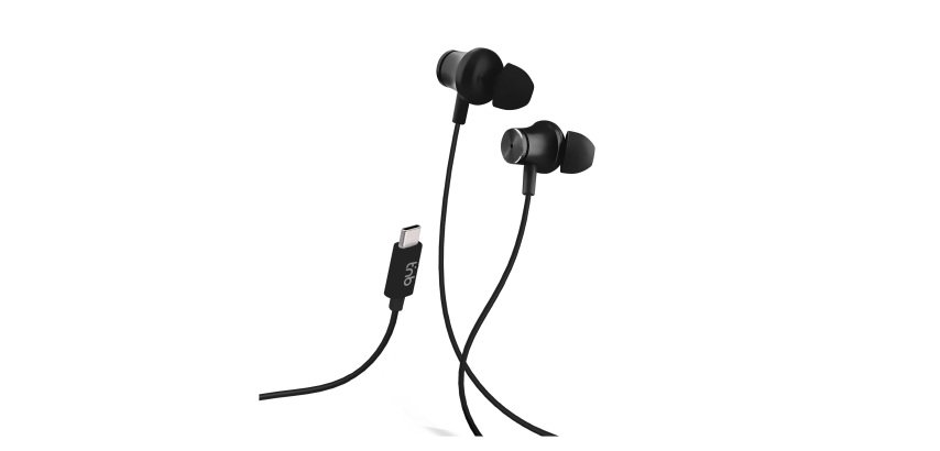 T'nB C-BUDS Ohrhörer mit Kabel - ANC - USB-C - Schwarz