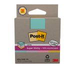 Cubo 4 colori riciclato con adesivo Super Sticky