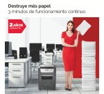 Destructora de papel Rexel Momentum X406