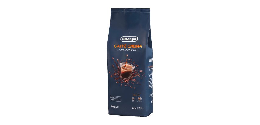 Pack 2 Packungen mit 1 kg ganze Bohnen De'Longhi Caffè Crema + 1 Packung GRATIS