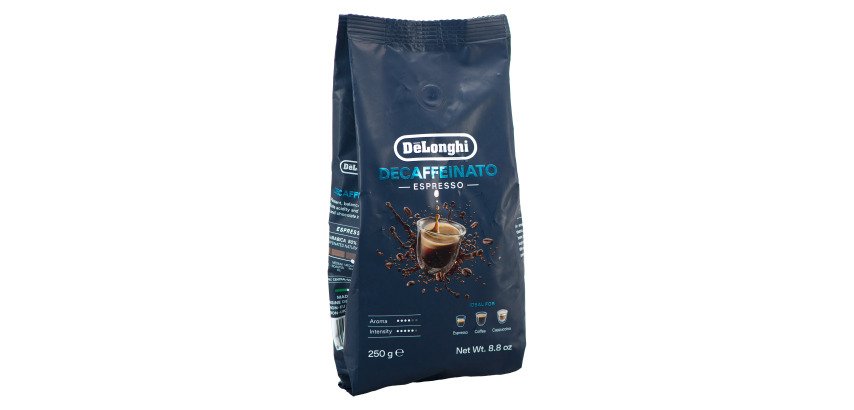 De'Longhi Decaffeinated Coffee Beans - 250 g pack