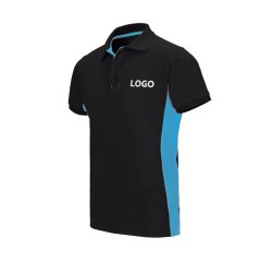 Polo bicolore manches courtes publicitaire Velilla - marquage broderie