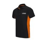 Polo bicolore manches courtes publicitaire Velilla - marquage broderie