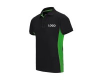 Polo bicolore manches courtes publicitaire Velilla - marquage broderie