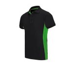 Polo bicolore manches courtes publicitaire Velilla - marquage broderie