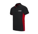 Polo bicolore manches courtes publicitaire Velilla - marquage broderie