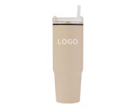 Isolierter Werbebecher aus Edelstahl 900 ml - Lasergravur-Markierung