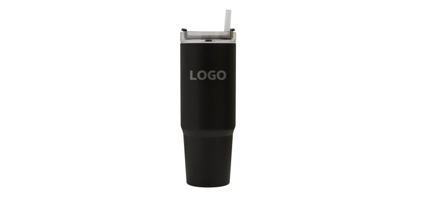 Mug isotherme publicitaire en acier inoxydable 900 ml - marquage gravure laser