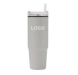 Thermal steel insulated promotional mug 900 ml - laser engraving branding