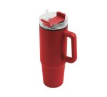 Isolierter Werbebecher aus Edelstahl 900 ml - Lasergravur-Markierung