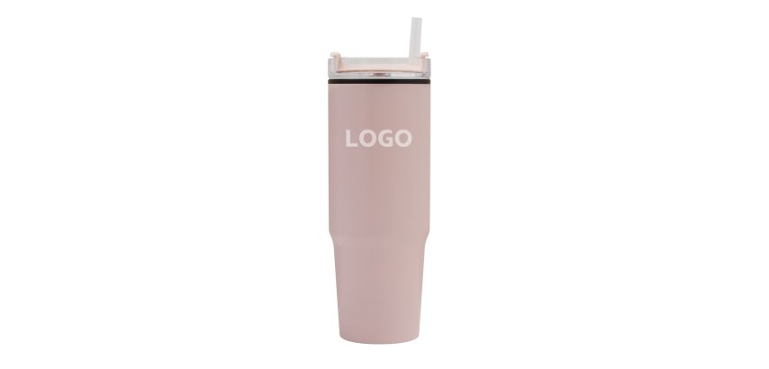 Thermal steel insulated promotional mug 900 ml - laser engraving branding