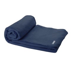 Decke aus Fleece-Werbemittel - Stickbeschriftung