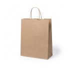 Sac kraft anses torsadées publicitaire différentes dimensions - marquage 1 couleur