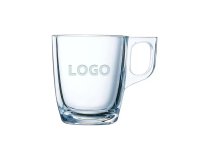 Tasse en verre publicitaire 90 ml - marquage gravure laser