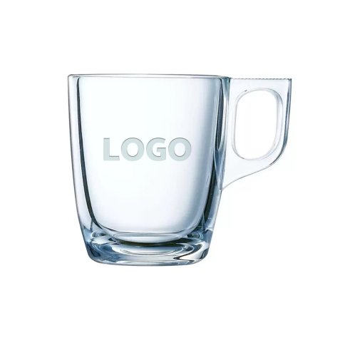 Tasse en verre publicitaire 90 ml - marquage gravure laser