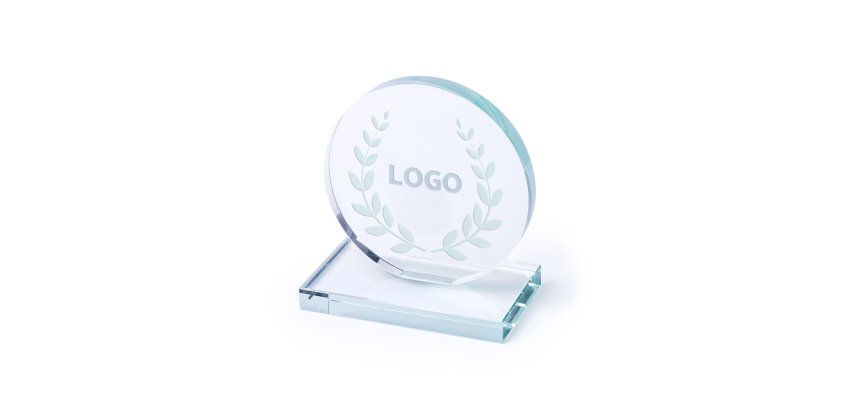 Advertising trophy - laser engraving branding