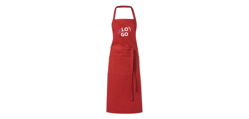 Tablier Chef publicitaire - marquage multicolore