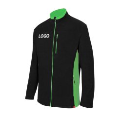 Jacke mit zweifarbiger Fleece-Werbung Velilla - Stickerei-Markierung